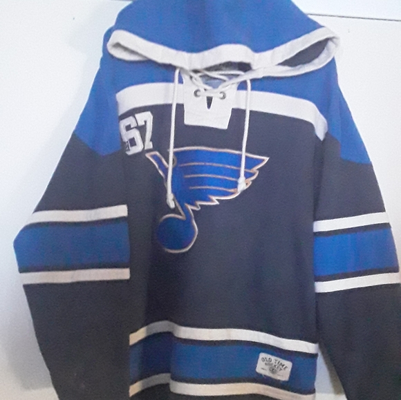 St.Louis Blues Est.67 NHL Old Time Hockey Hoody - Picture 2 of 11